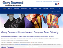 Tablet Screenshot of garrydesmond.com